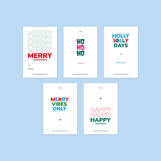 Merry Merry Sticker Labels