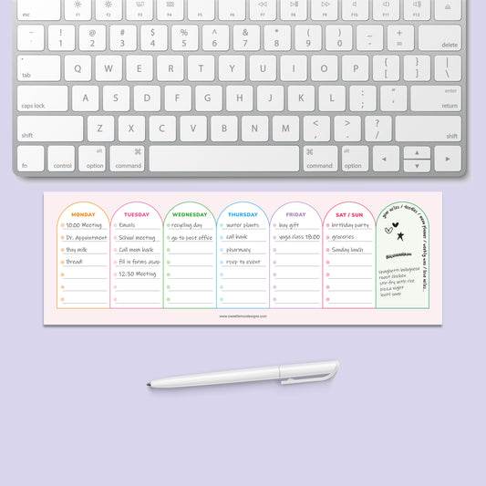 Keyboard Weekly Planner