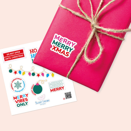 Merry Sticker Sheet